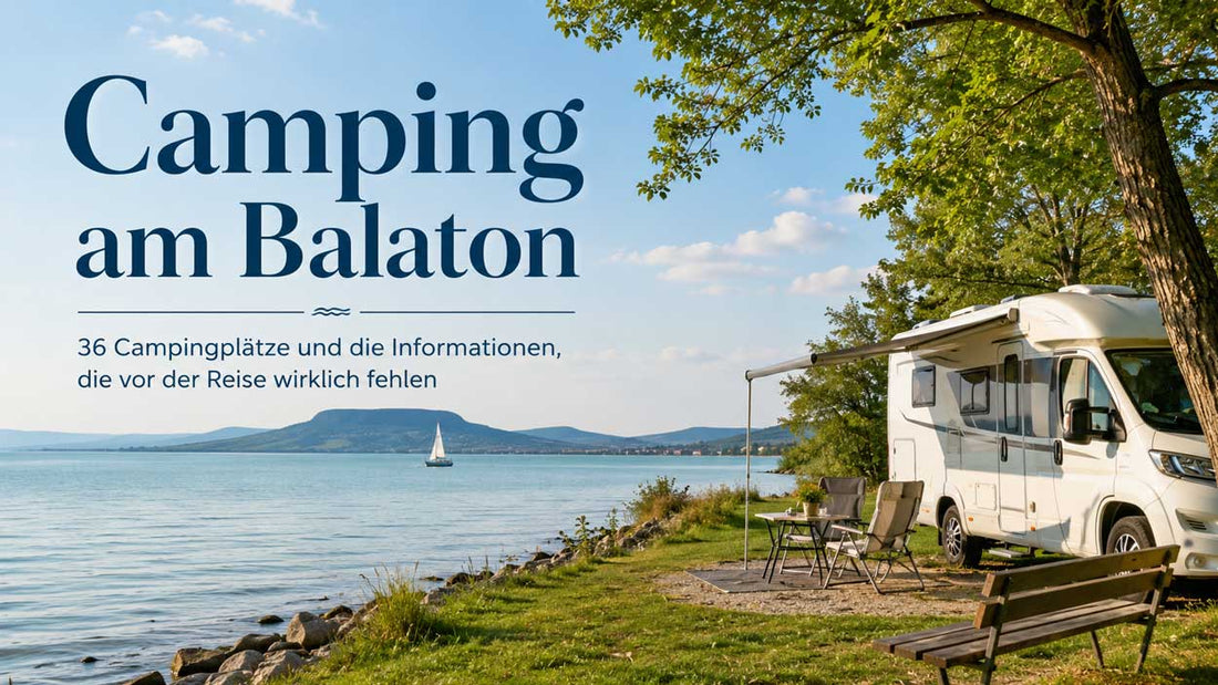 Camping am Balaton mit Wohnmobil direkt am See – Ratgeber zu 36 Campingplätzen und wichtigen Reiseinformationen