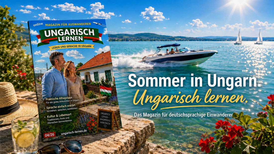 Ungarn im Sommer 2026: Neue Regeln beim Hauskauf, Steuererleichterungen, Balaton-Infos und fünf kostenlose Lernspiele im Magazin – kompakt, verständlich und direkt zum Download.