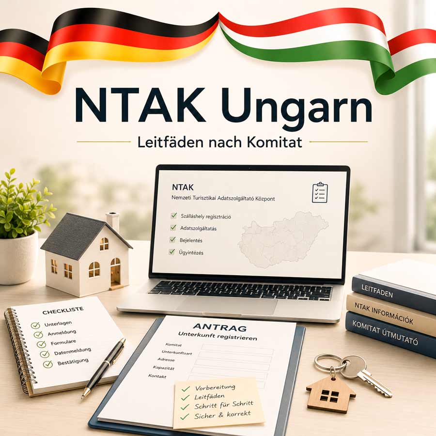 NTAK in Ungarn – Komitatsspezifische Leitfäden für Vermieter