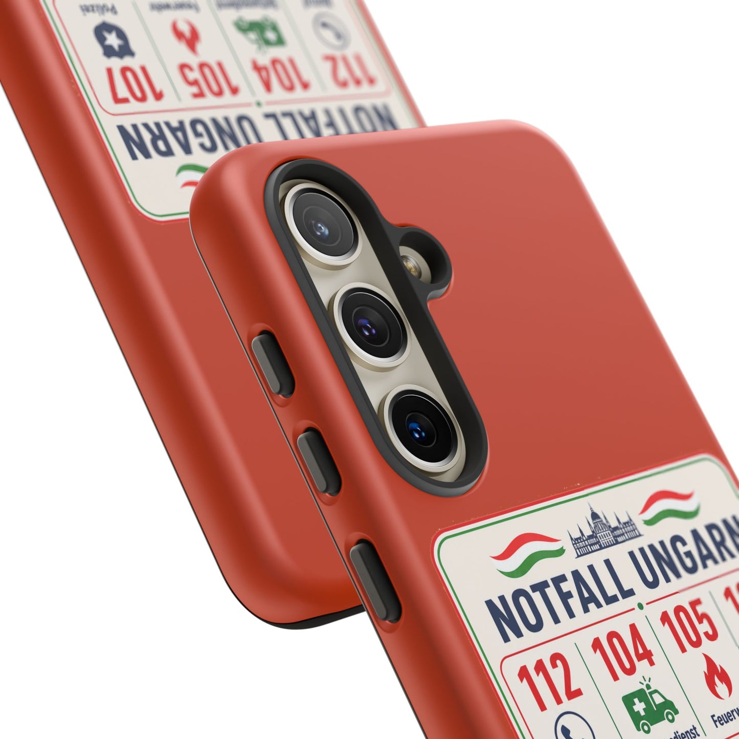 Notfall-Handyhülle Ungarn mit wichtigen Telefonnummern