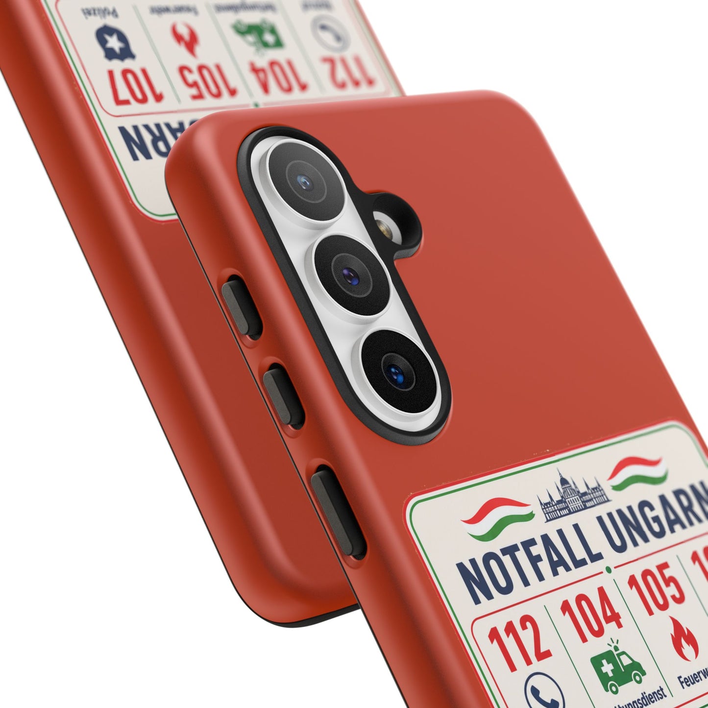Notfall-Handyhülle Ungarn mit wichtigen Telefonnummern