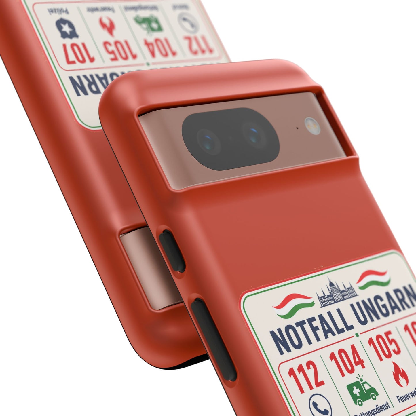 Notfall-Handyhülle Ungarn mit wichtigen Telefonnummern