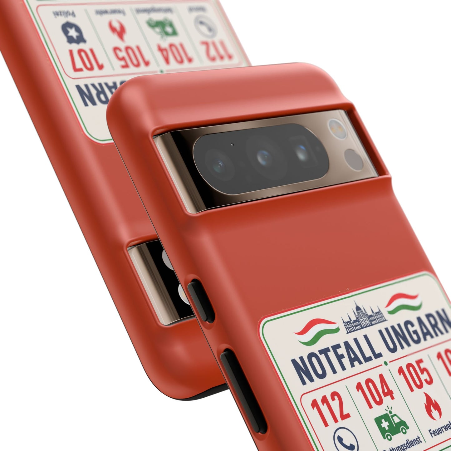 Notfall-Handyhülle Ungarn mit wichtigen Telefonnummern