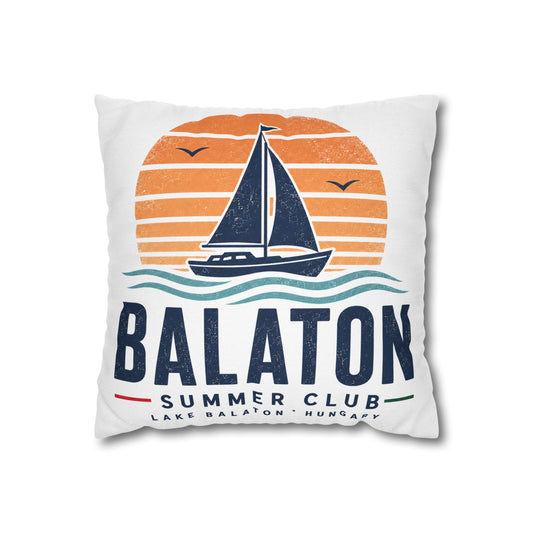 Balaton-Kissenhülle Summer Club mit Segelboot