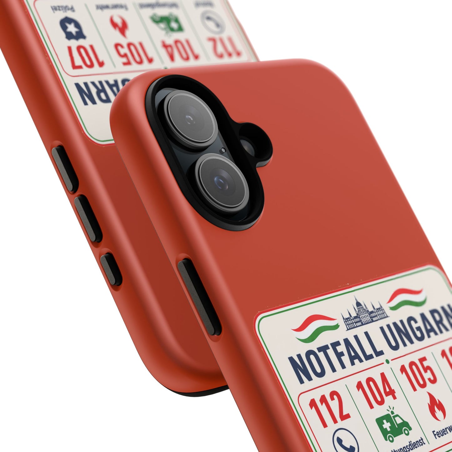 Notfall-Handyhülle Ungarn mit wichtigen Telefonnummern