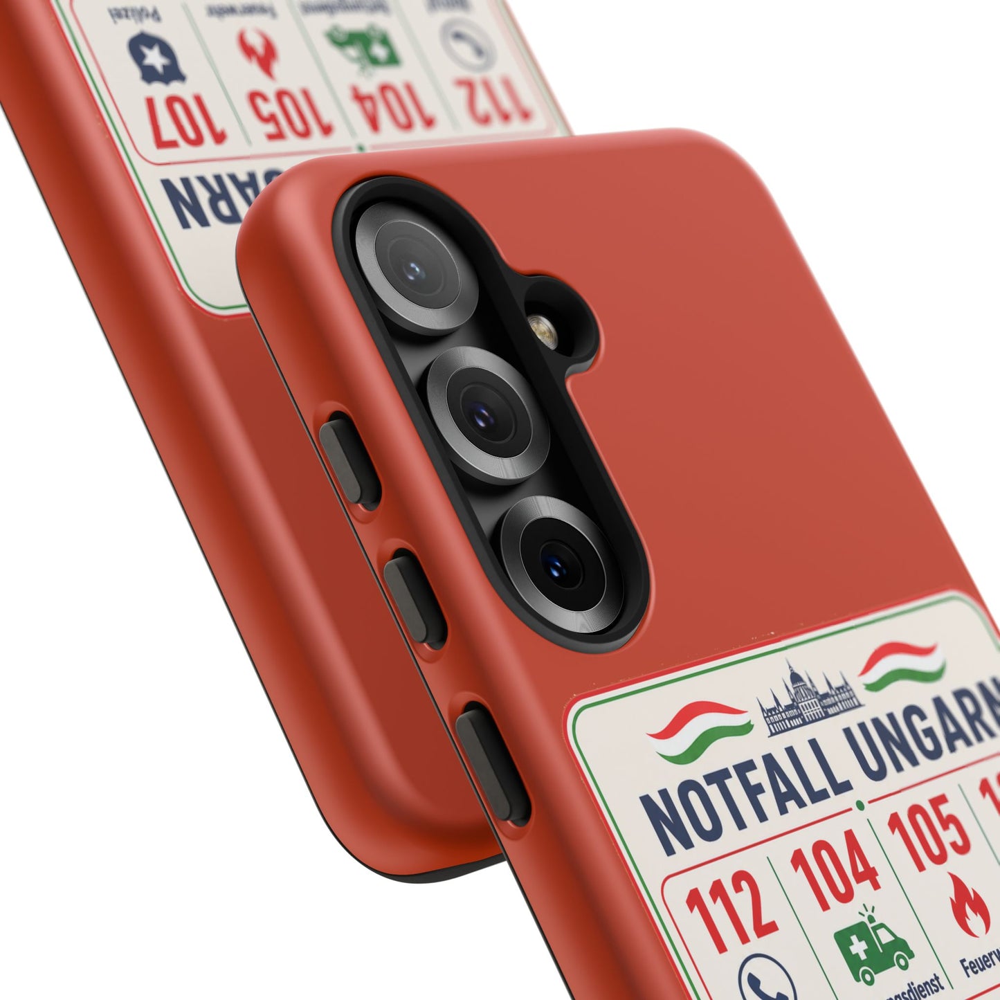Notfall-Handyhülle Ungarn mit wichtigen Telefonnummern