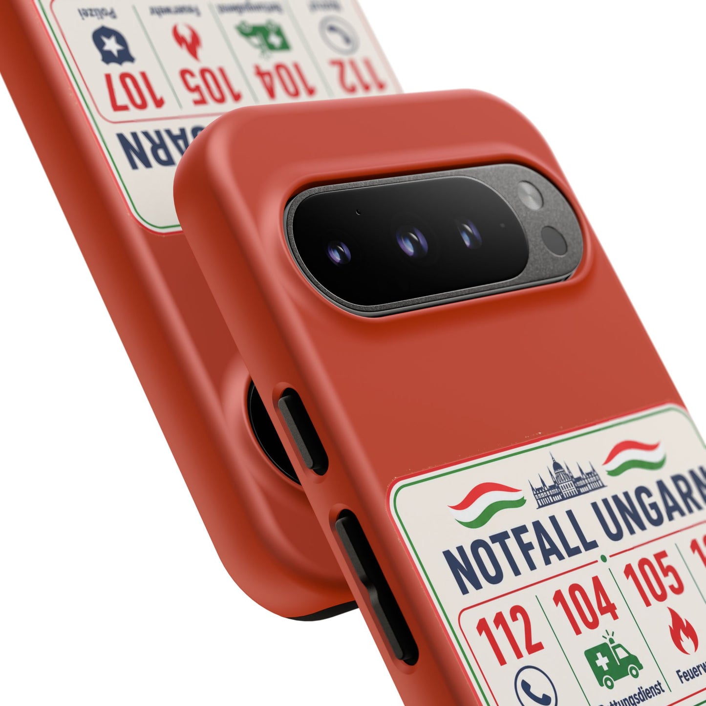 Notfall-Handyhülle Ungarn mit wichtigen Telefonnummern