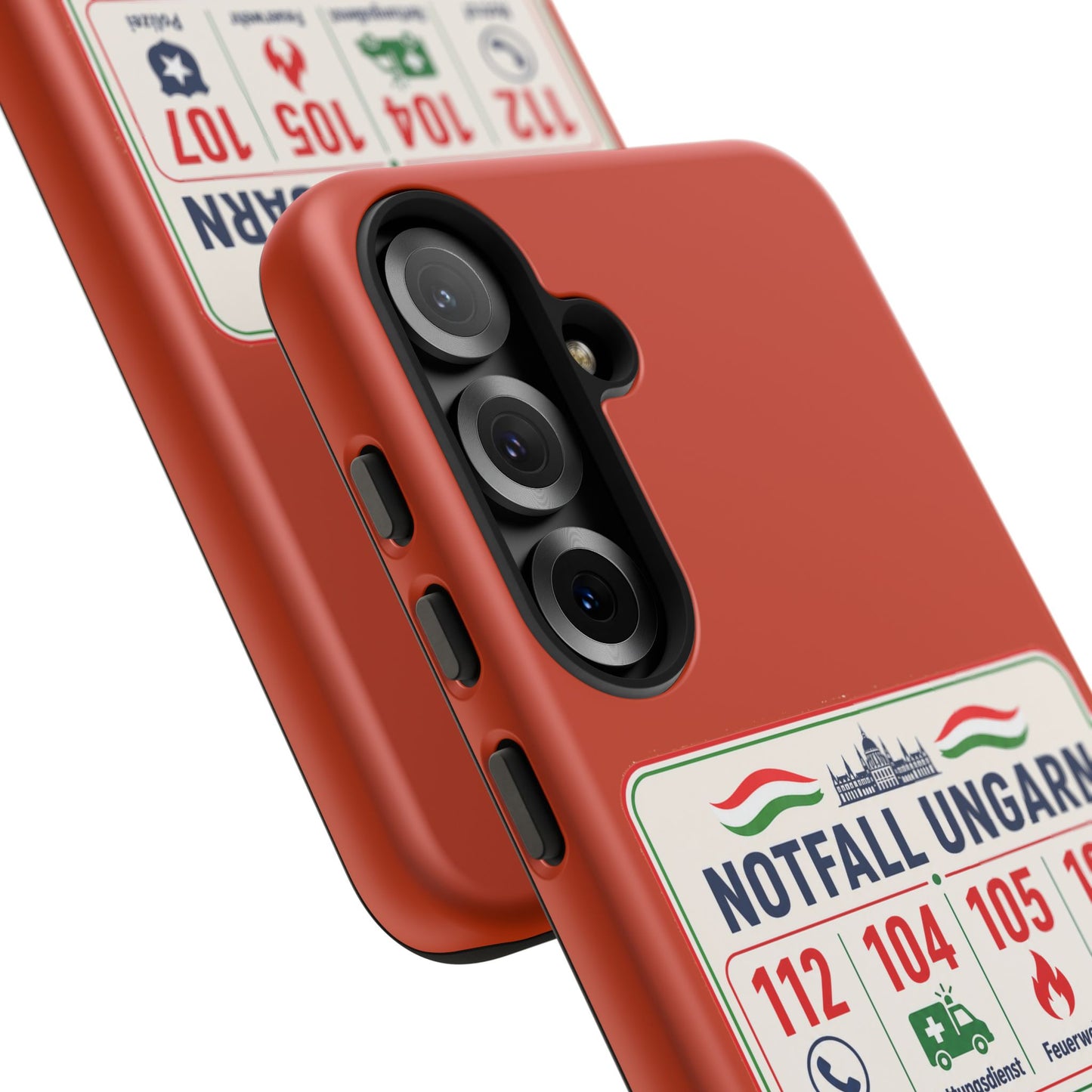 Notfall-Handyhülle Ungarn mit wichtigen Telefonnummern