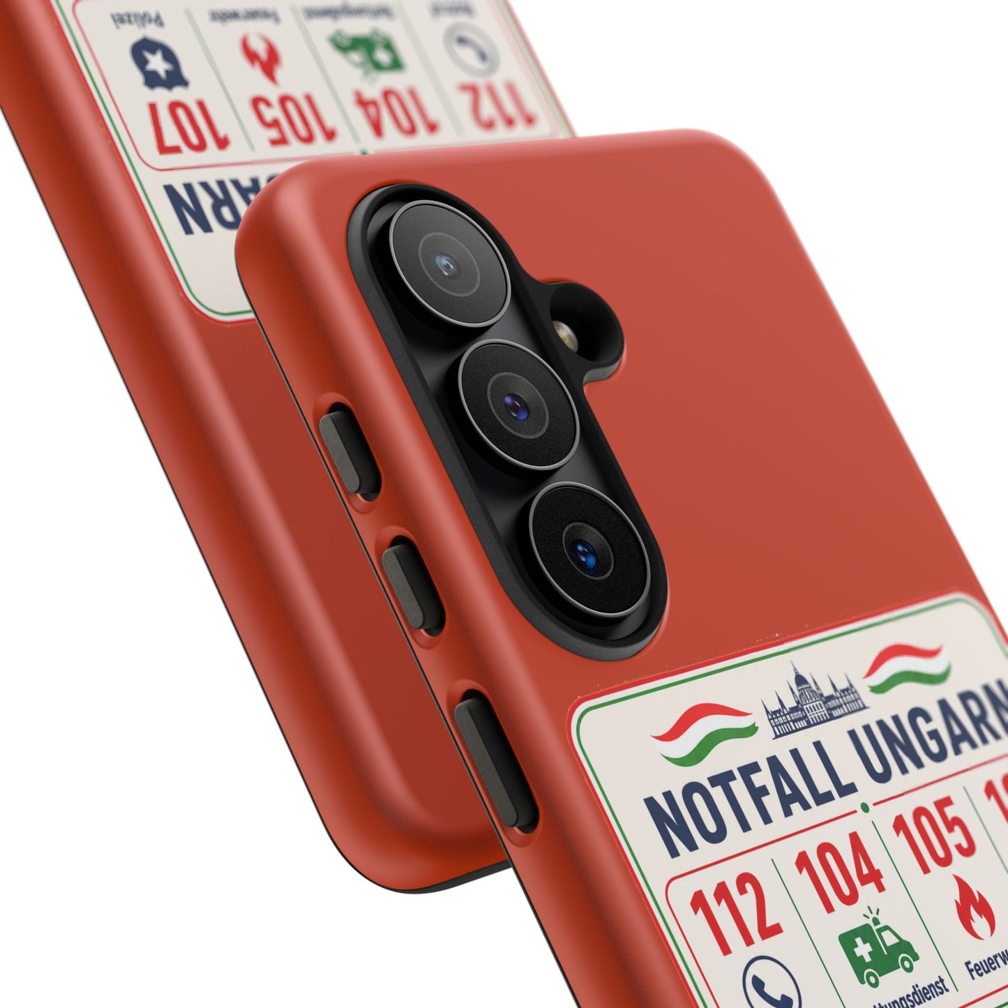 Notfall-Handyhülle Ungarn mit wichtigen Telefonnummern