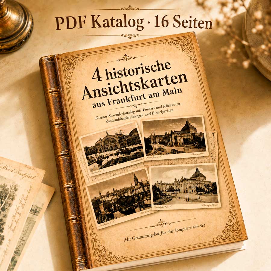Alte, Historische Ansichtskarten aus Frankfurt am Main im PDF Katalog