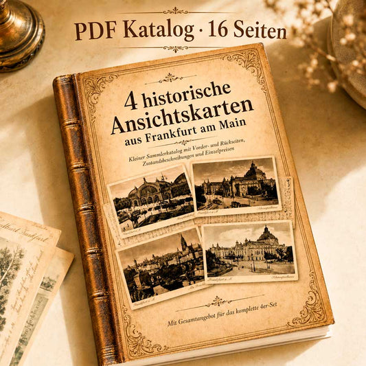 Alte, Historische Ansichtskarten aus Frankfurt am Main im PDF Katalog