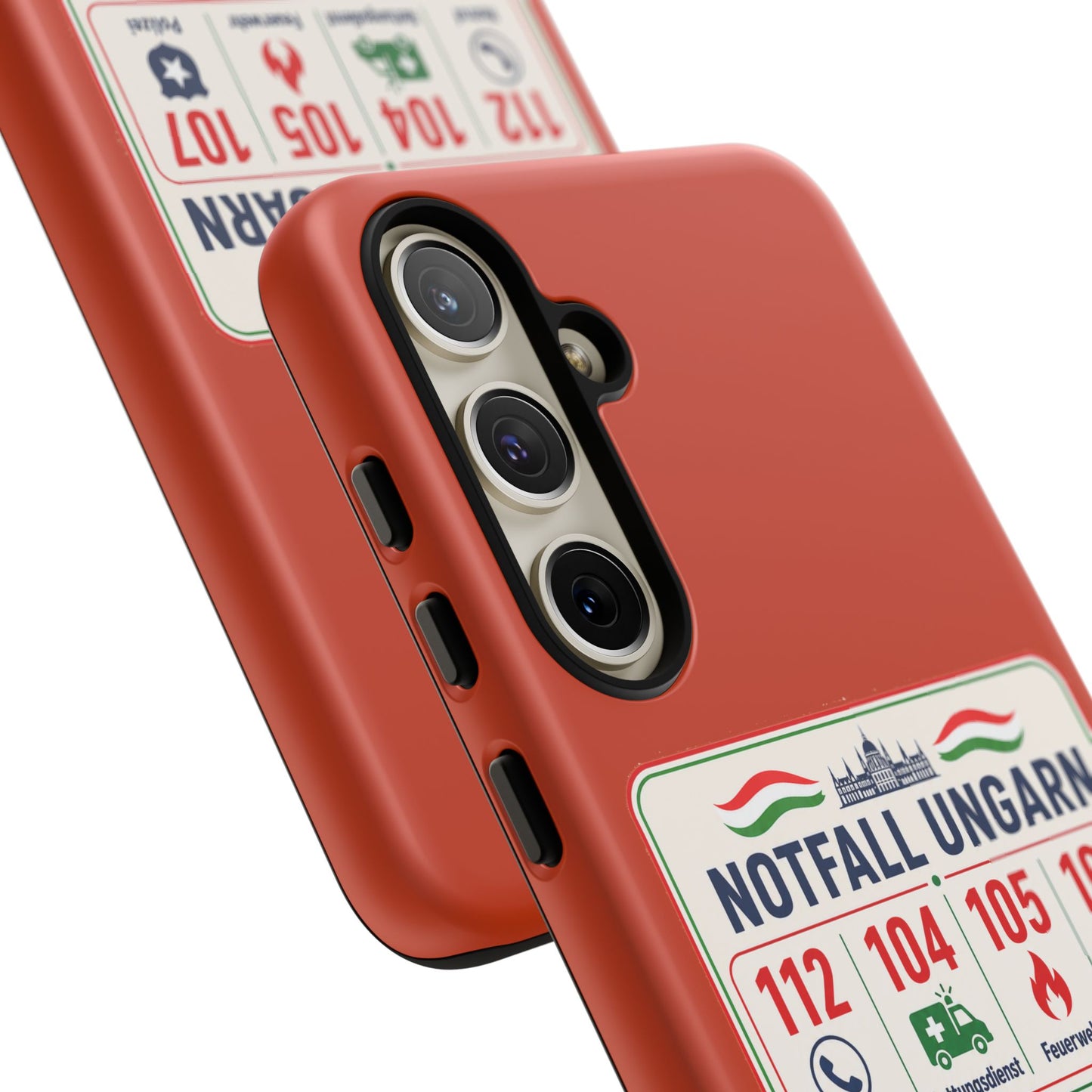 Notfall-Handyhülle Ungarn mit wichtigen Telefonnummern