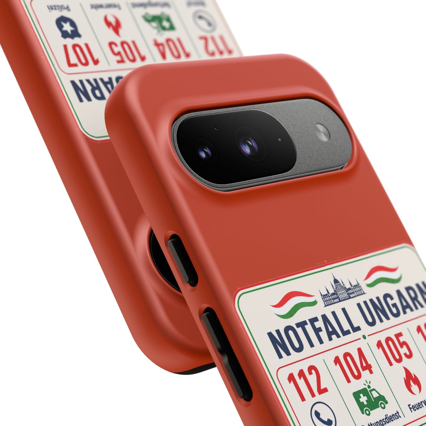 Notfall-Handyhülle Ungarn mit wichtigen Telefonnummern