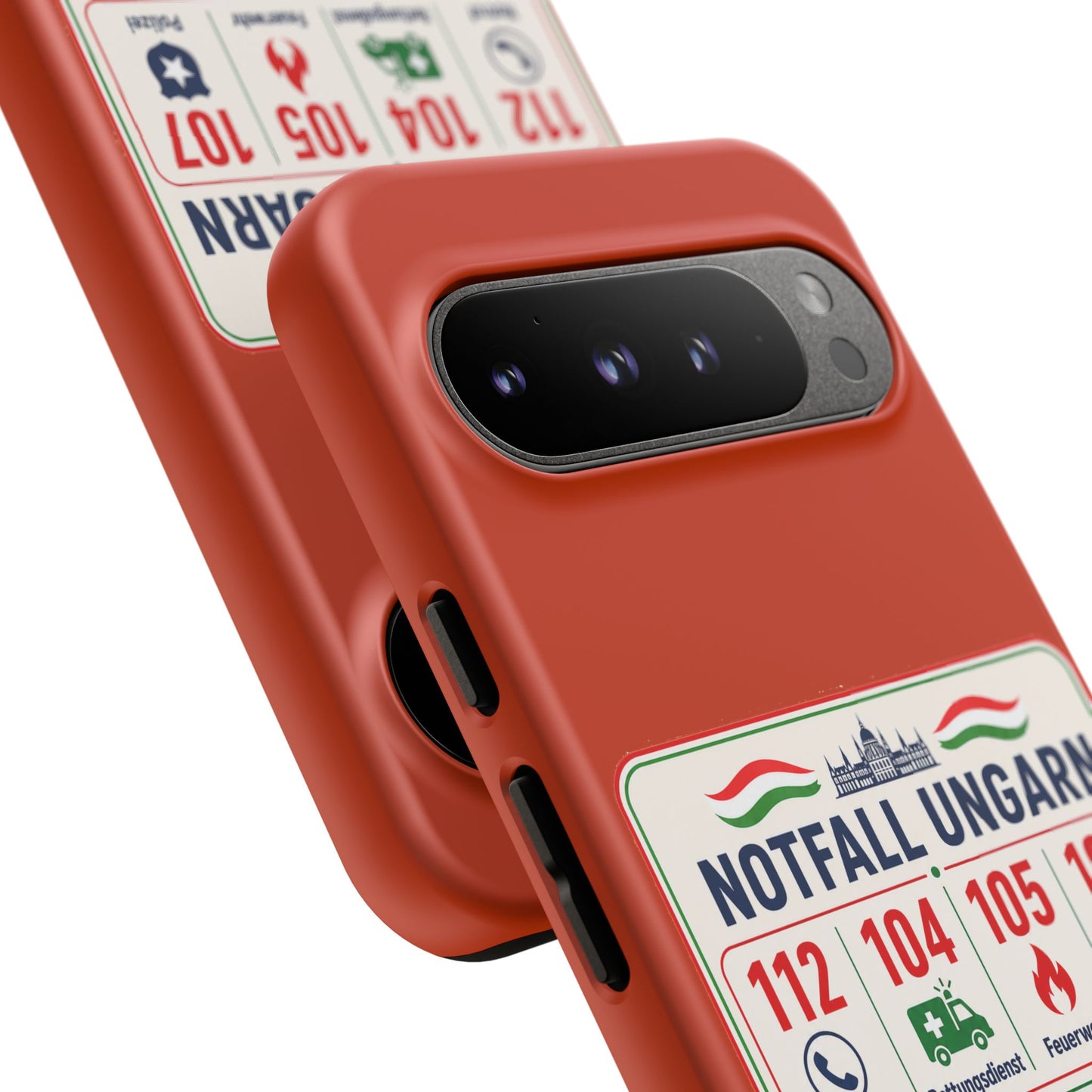 Notfall-Handyhülle Ungarn mit wichtigen Telefonnummern