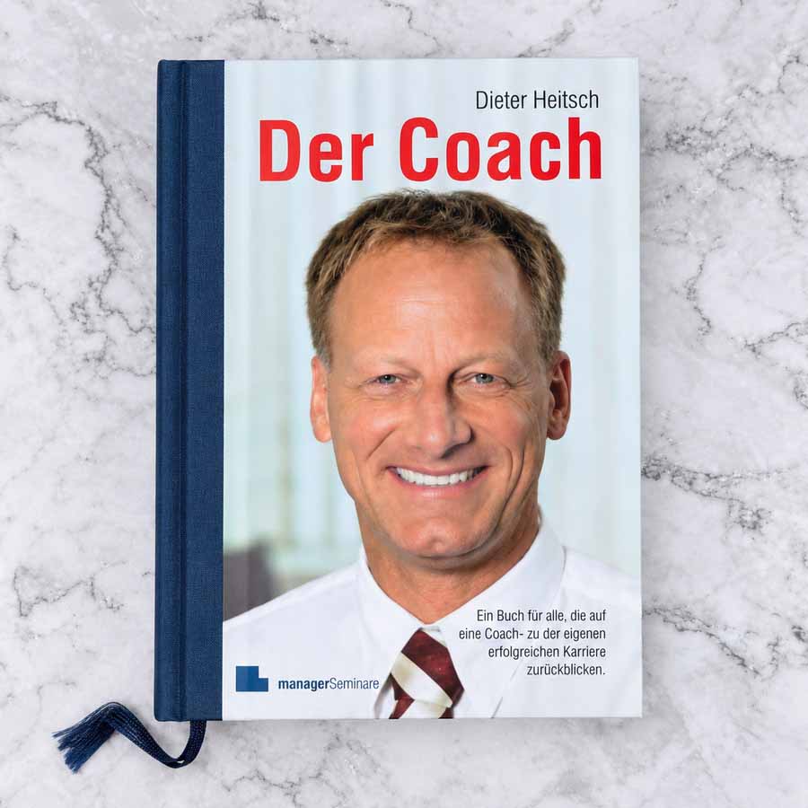Der Coach von Dieter Heitsch – Titelbild des Business-Romans über Coaching, Management und erfolgreiche Karriere