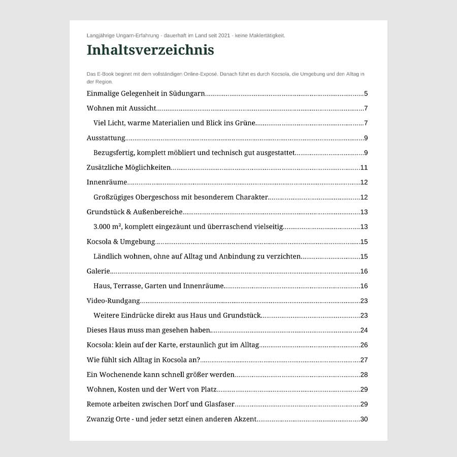 Haus kaufen in Ungarn – kostenloses E-Book über die Dombóvár Region