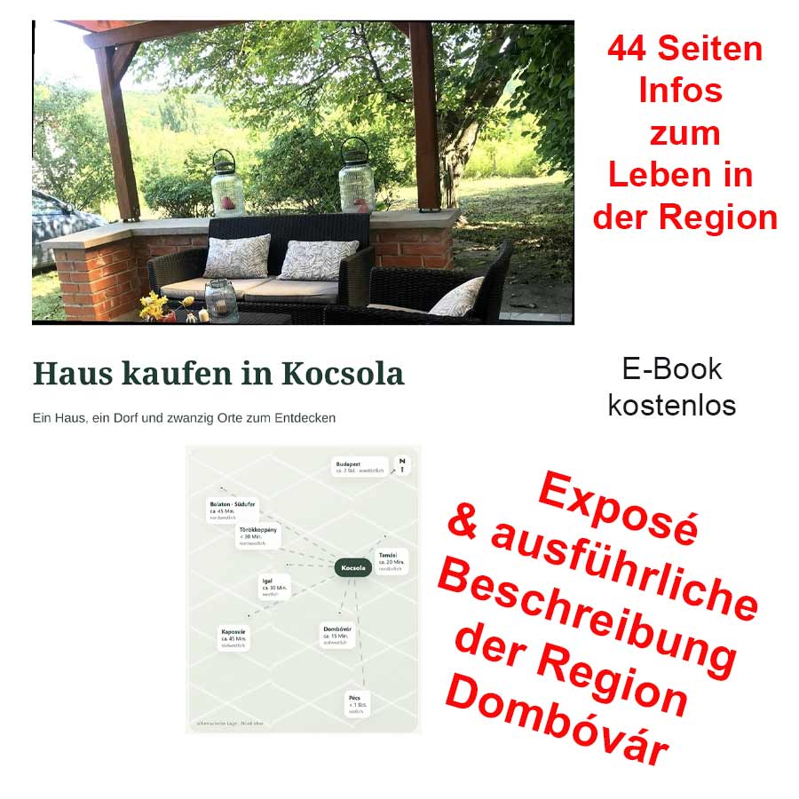 Haus kaufen in Ungarn – kostenloses E-Book über die Dombóvár Region