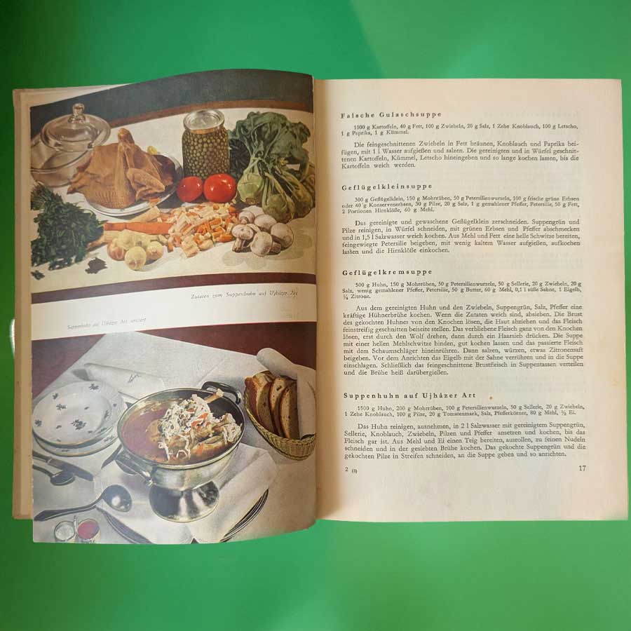 Ungarische Kochkunst 1959 – historische Rezepte für Suppen und Gulaschsuppe