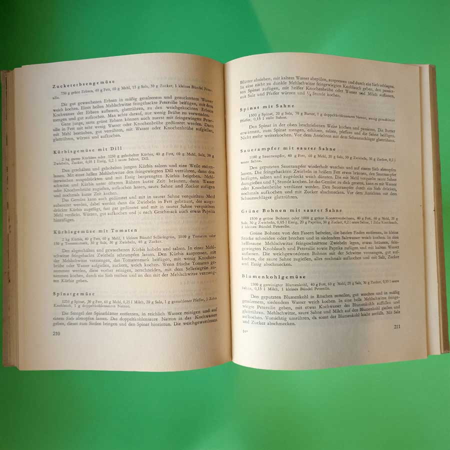 József Venesz Kochbuch 1959 – traditionelle ungarische Gemüsegerichte