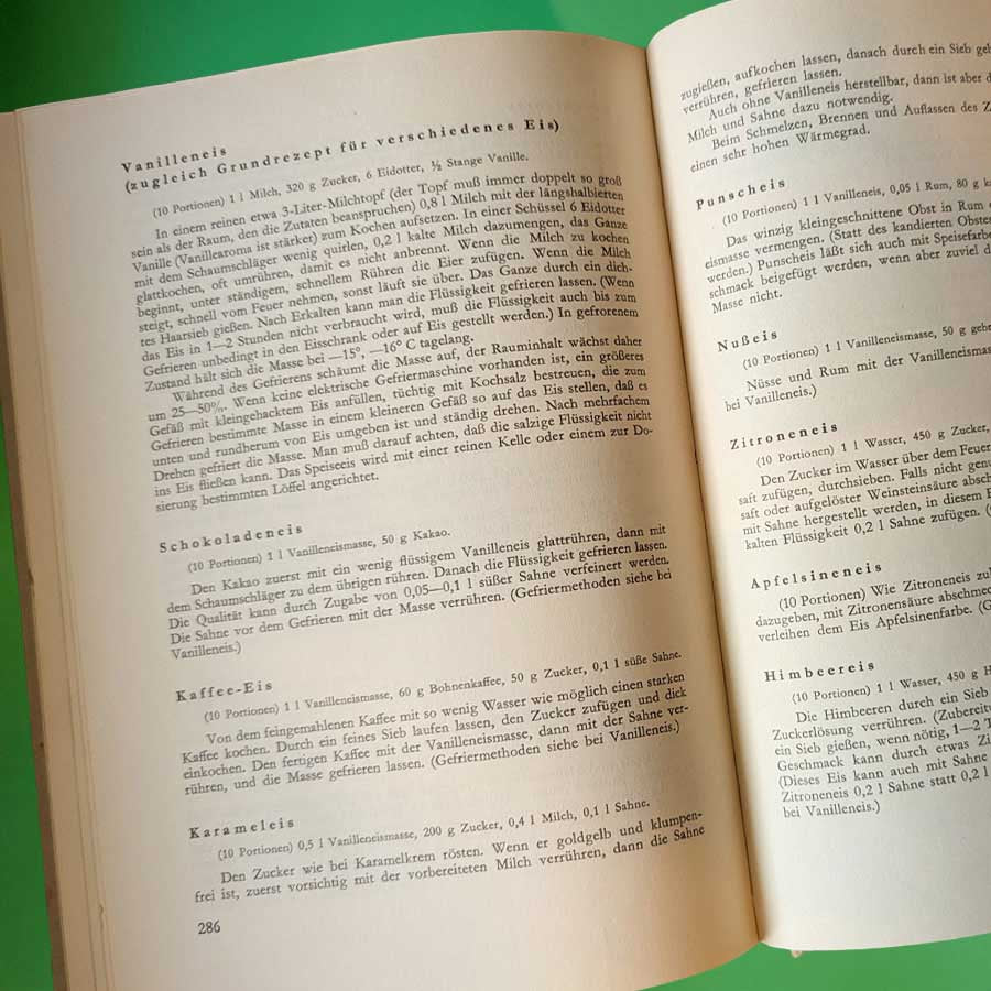 Ungarische Kochkunst Venesz 1959 – historische Rezepte für Speiseeis